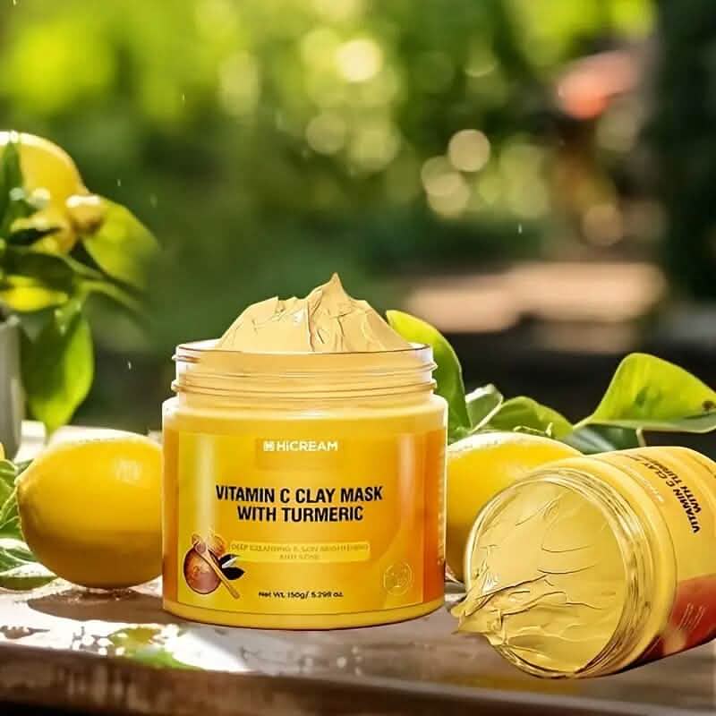 Turmeric Vitamin C Deep Cleaning Clay Facial Mask DailySale