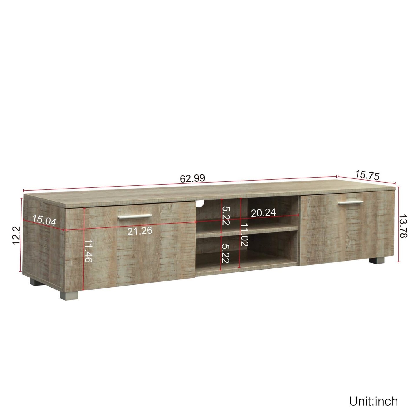 TV Stand for 65 70 Inch Flat TV DailySale