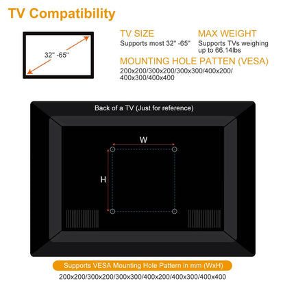 TV Wall Mount Bracket Support 32-65 inch Flat TV DailySale