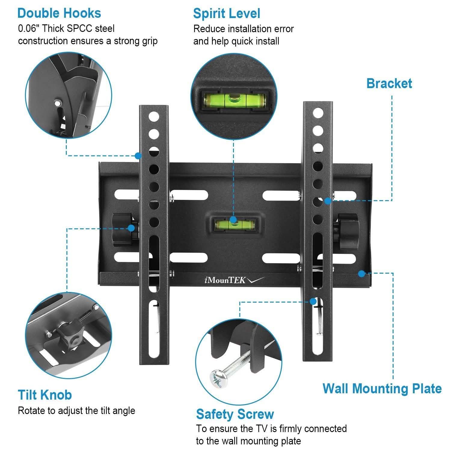 TV Wall Mount Bracket Tilt for 23"-42" LED/LCD/PLASMA Flat TV DailySale