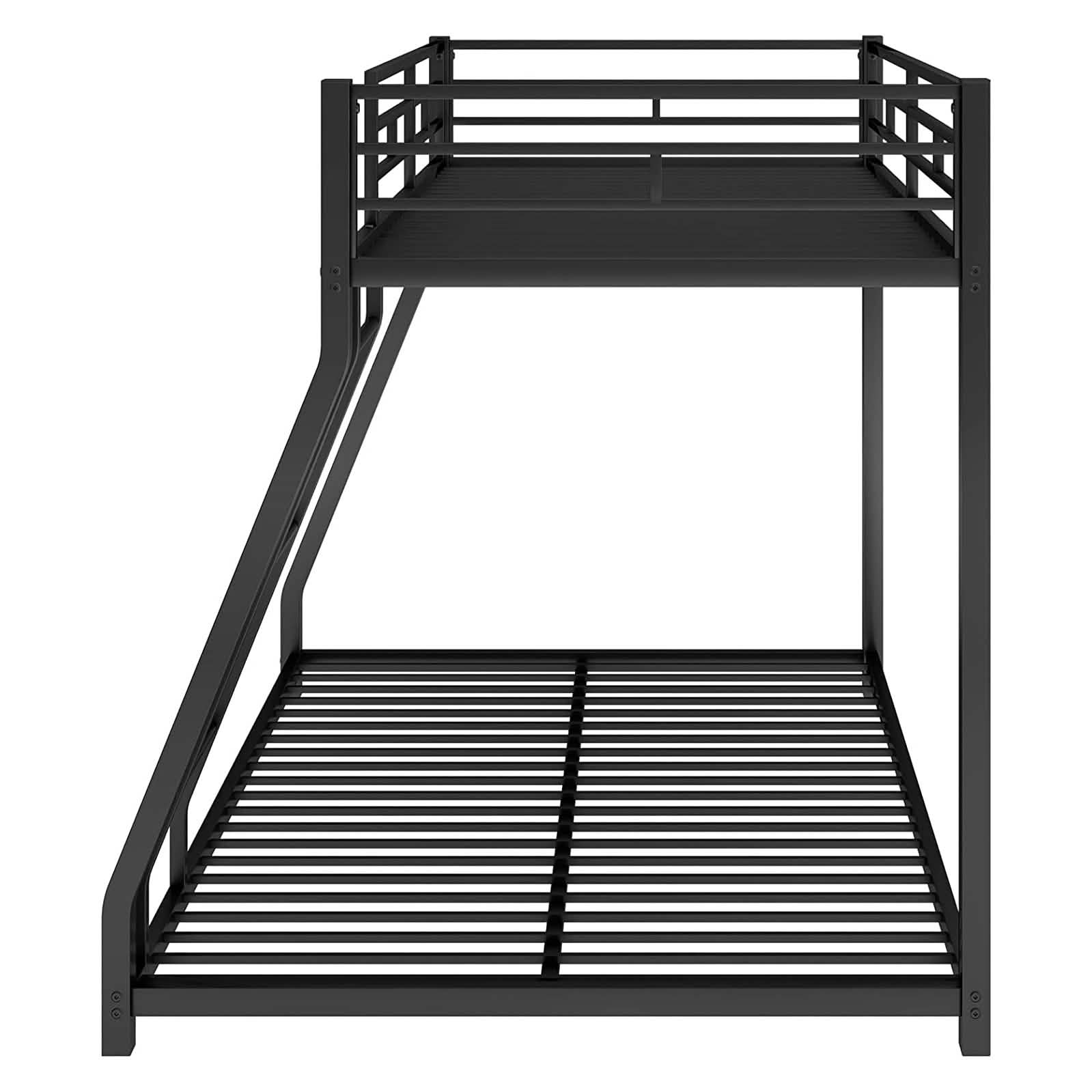 Twin Over Full Low Bunk Bed with Ladder DailySale
