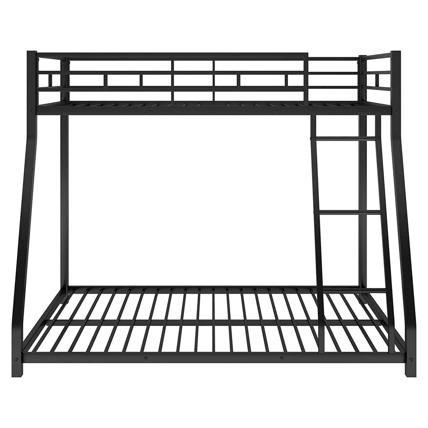 Twin Over Full Low Bunk Bed with Ladder DailySale