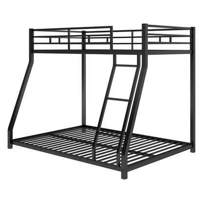 Twin Over Full Low Bunk Bed with Ladder DailySale