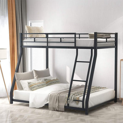 Twin Over Full Low Bunk Bed with Ladder DailySale