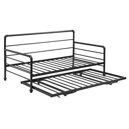 Twin Size Daybed with Adjustable Trundle DailySale