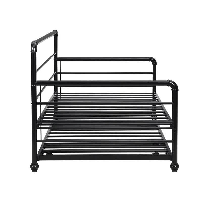 Twin Size Daybed with Adjustable Trundle DailySale