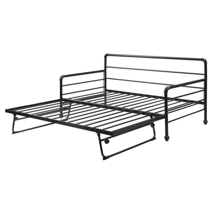 Twin Size Daybed with Adjustable Trundle DailySale