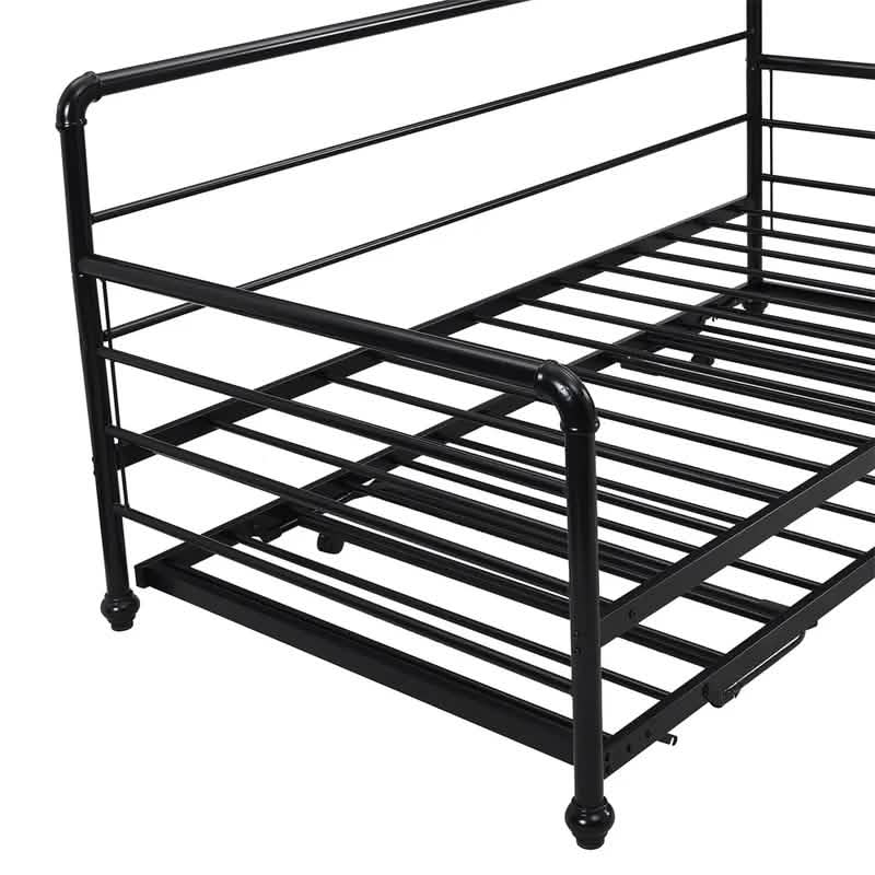 Twin Size Daybed with Adjustable Trundle DailySale