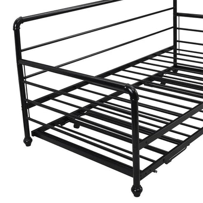 Twin Size Daybed with Adjustable Trundle DailySale