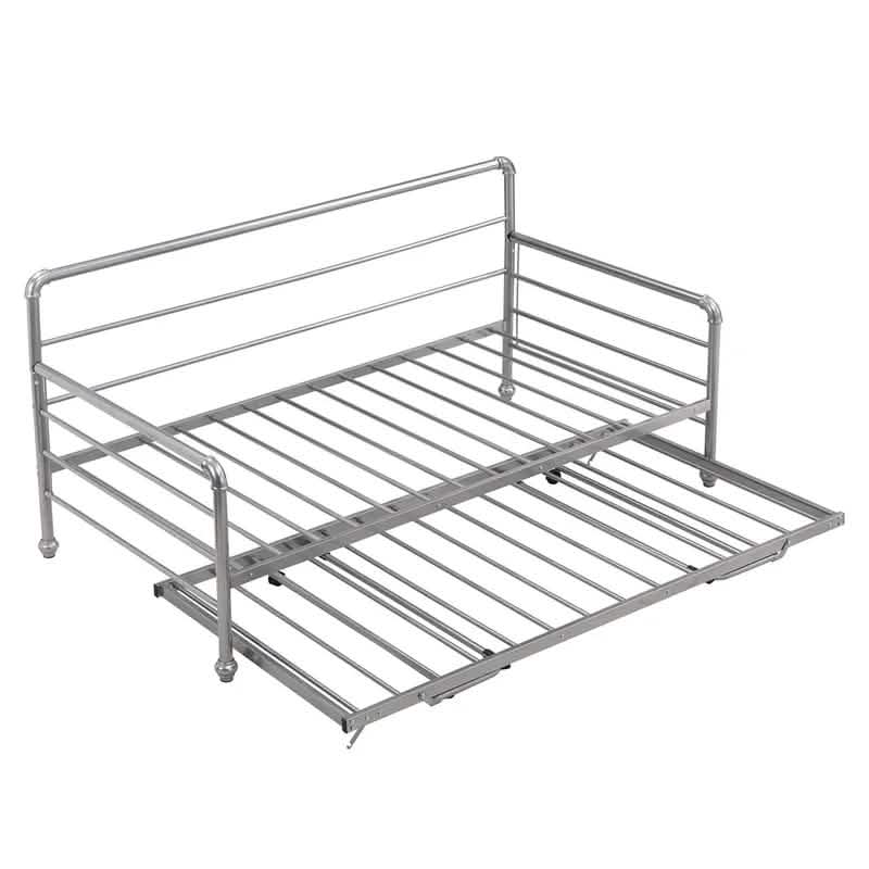 Twin Size Daybed with Adjustable Trundle DailySale