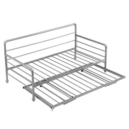 Twin Size Daybed with Adjustable Trundle DailySale