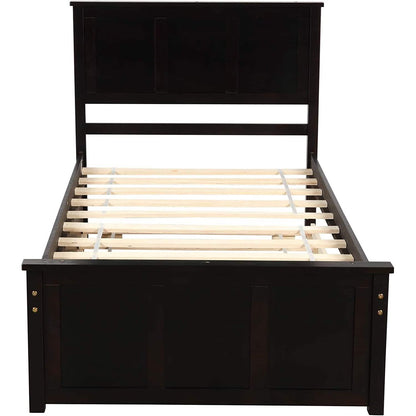 Twin Size Platform Bed with A Trundle DailySale