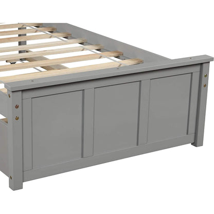 Twin Size Platform Bed with A Trundle DailySale