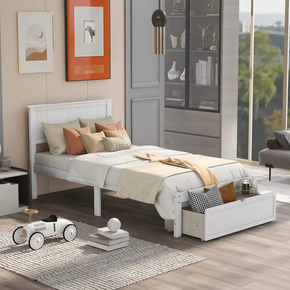 Twin Size Platform Bed with Storage DailySale