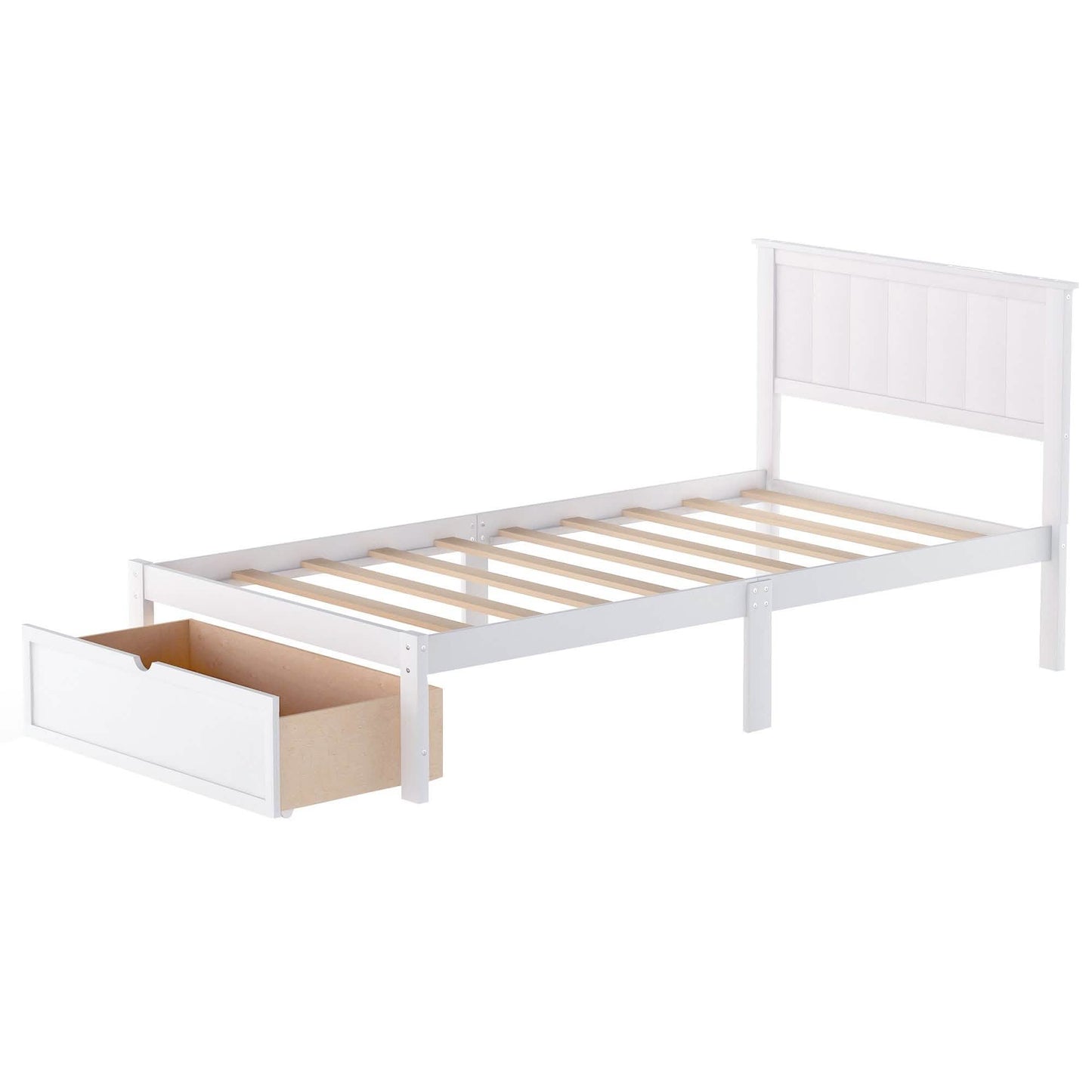 Twin Size Platform Bed with Storage DailySale
