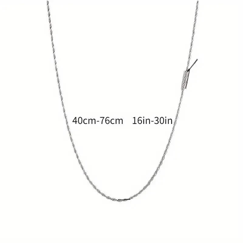 Twist Rope Chain Necklace Women's Jewelry Accessory DailySale