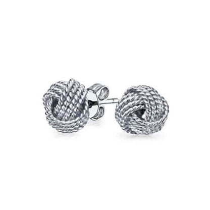 Twisted Love Knot Stud Earrings DailySale