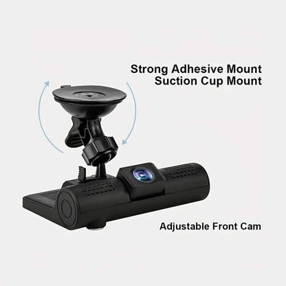 Two-Lens HD Night Vision Driving Recorder with Suction Cup Installation + 32G Card DailySale