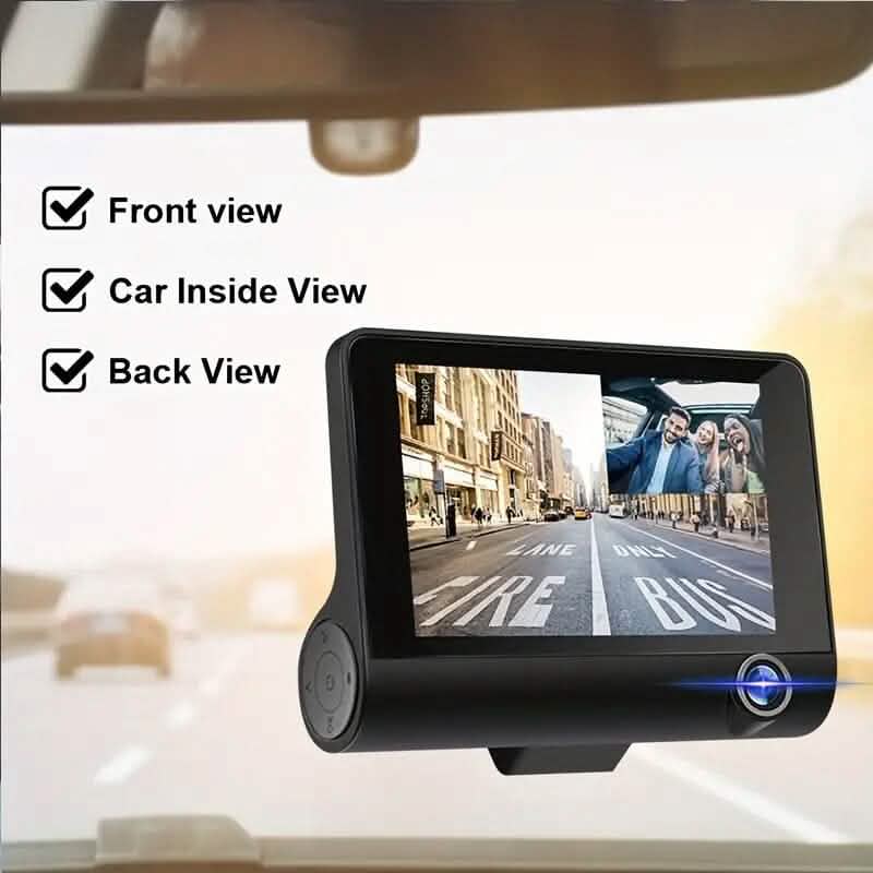 Two-Lens HD Night Vision Driving Recorder with Suction Cup Installation + 32G Card DailySale