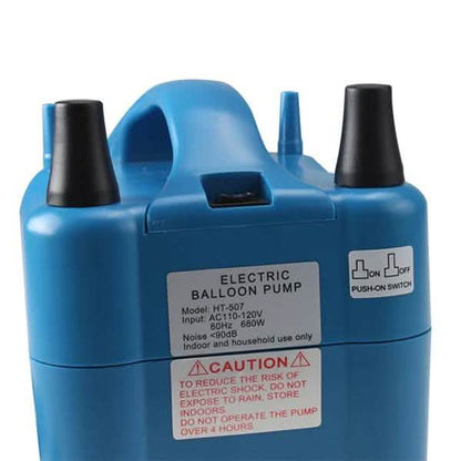 Two Nozzles High Speed Electric Balloon Inflator Air Pump DailySale
