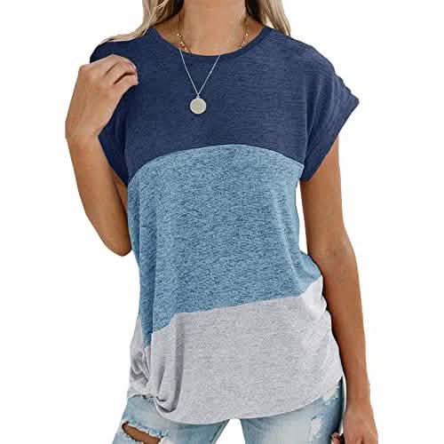 Women's Long Sleeve Tops Side Twist Knotted T Shirts DailySale