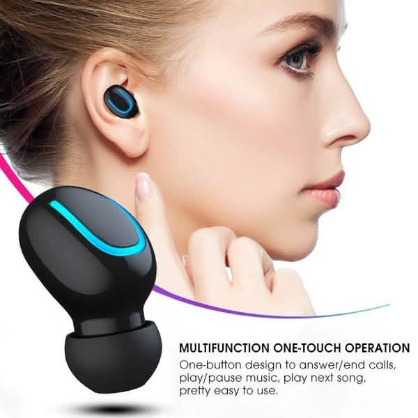 TWS Bluetooth 5.0 Sports Stereo Touch Control In-Ear Earphones with Charging Case DailySale