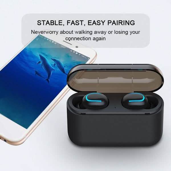 TWS Bluetooth 5.0 Sports Stereo Touch Control In-Ear Earphones with Charging Case DailySale
