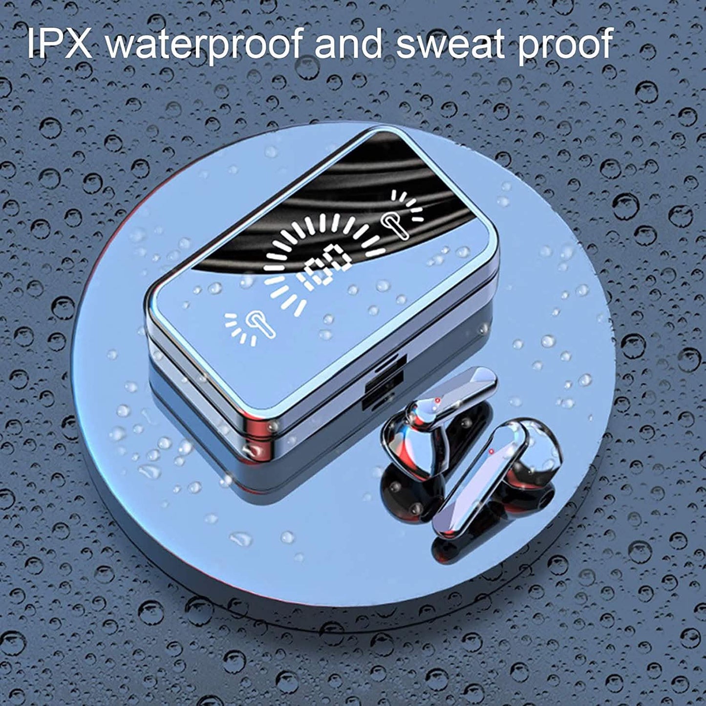 TWS Bluetooth 5.1 Earphones Mirror Screen Display DailySale