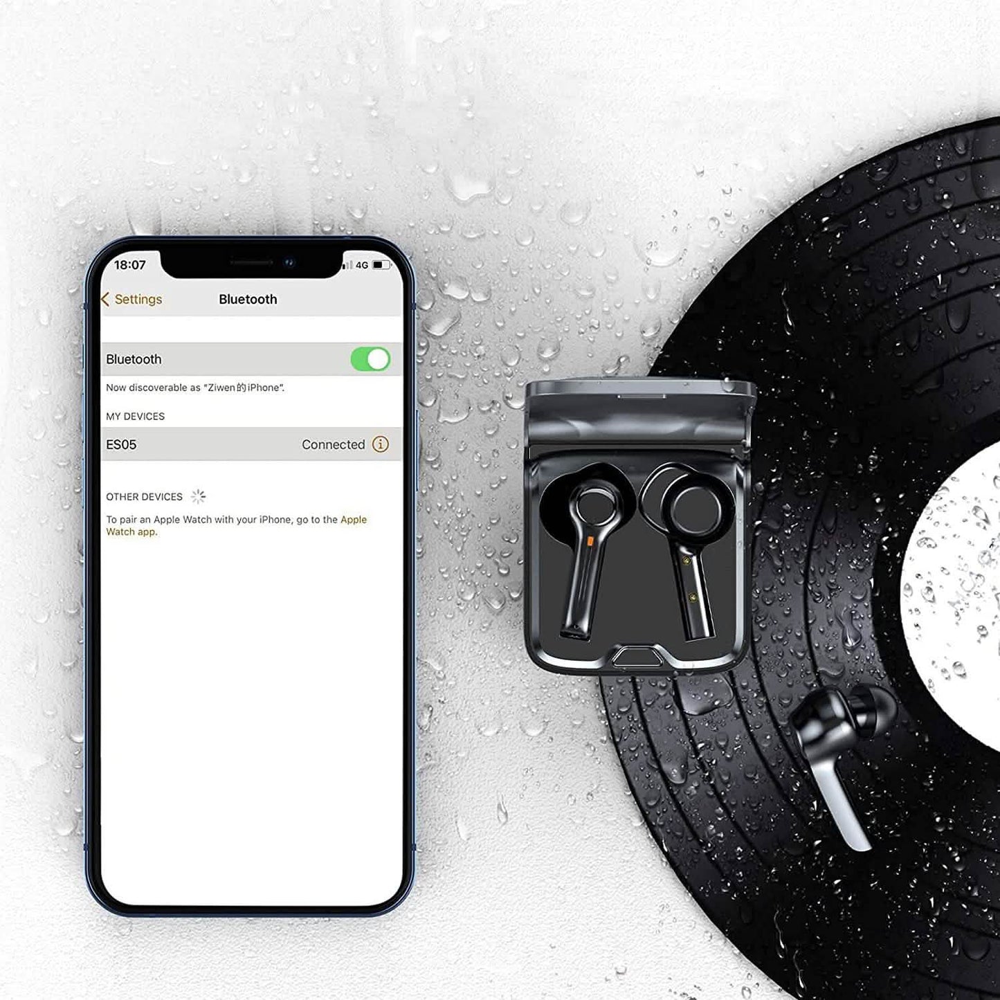TWS Bluetooth Earphones Fingerprint Touch DailySale