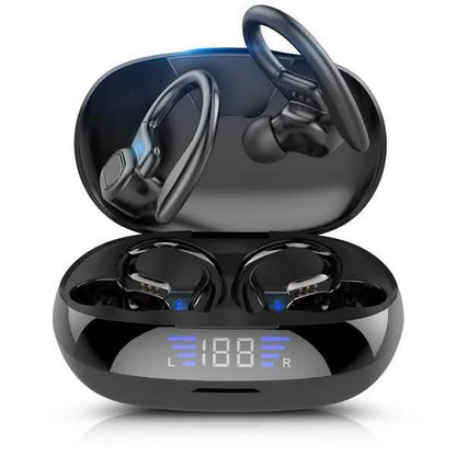 TWS Bluetooth Earphones with Microphones Sport Ear Hook LED Display DailySale