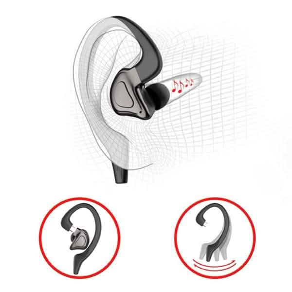 TWS Bluetooth Earphones with Microphones Sport Ear Hook LED Display DailySale