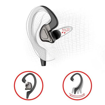 TWS Bluetooth Earphones with Microphones Sport Ear Hook LED Display DailySale