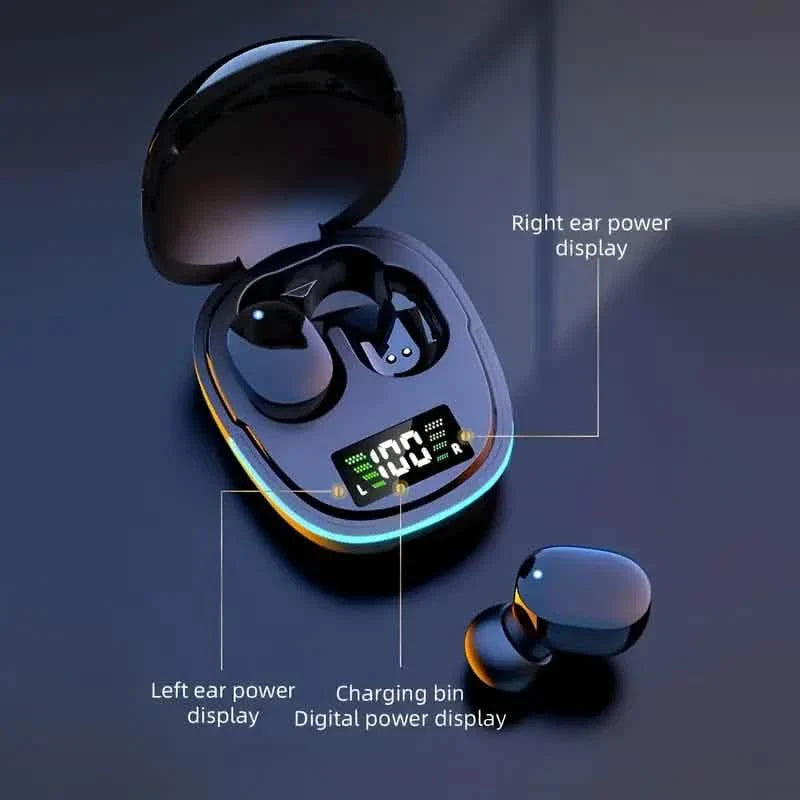 TWS V5.3 True Wireless Earbuds with RGB Charging Case DailySale