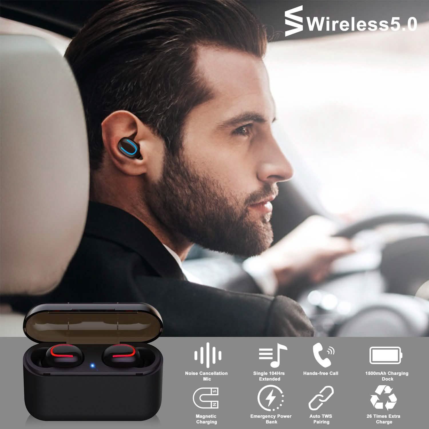 TWS Wireless 5.0 Earbuds DailySale