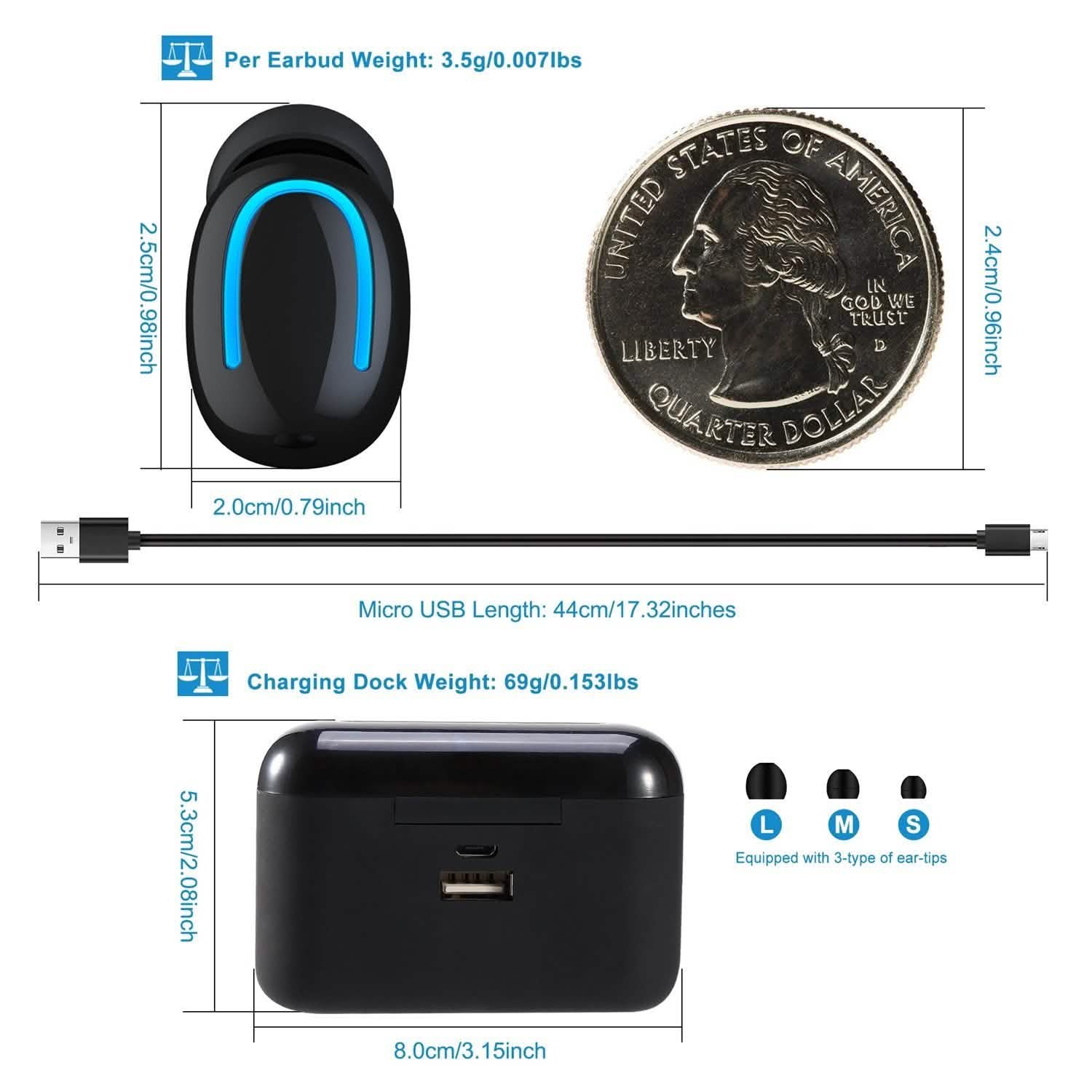 TWS Wireless 5.0 Earbuds DailySale