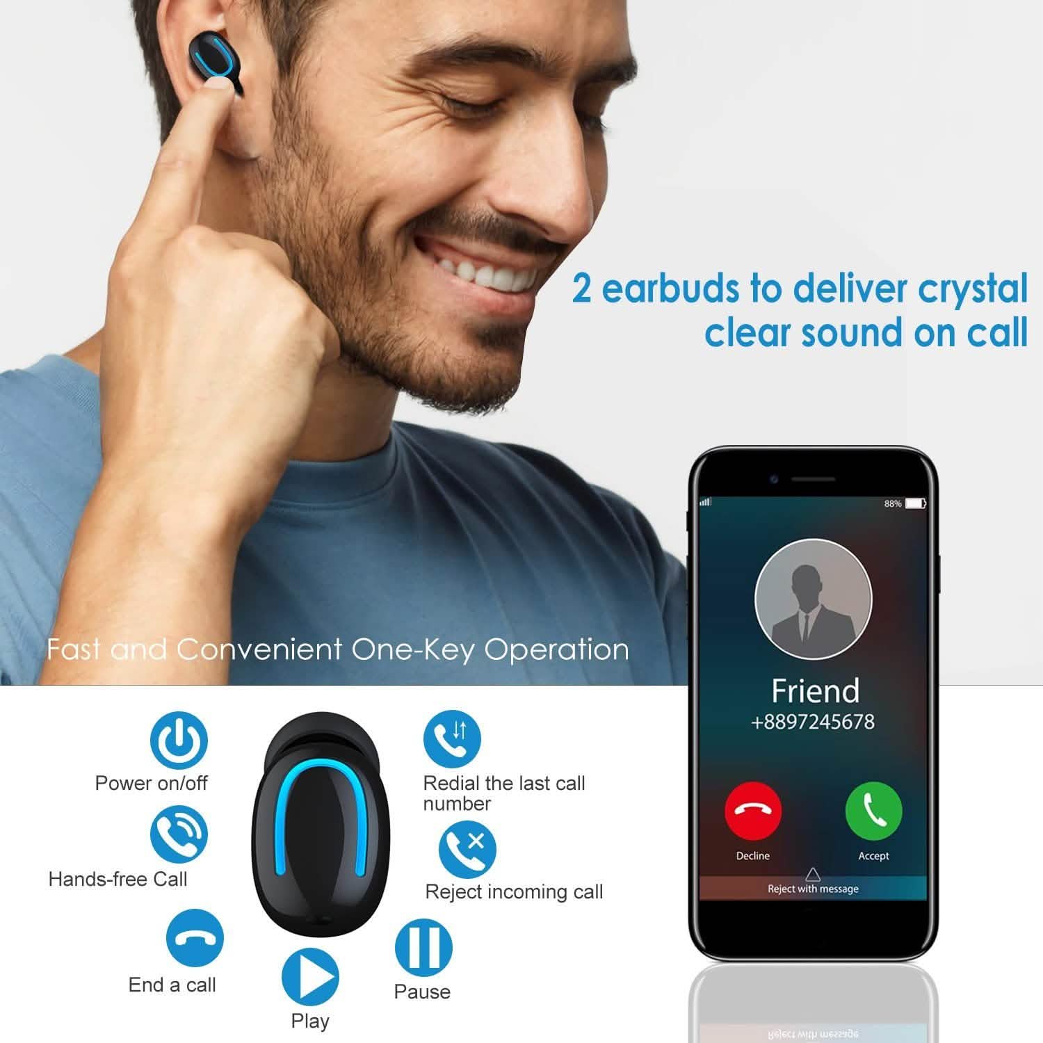 TWS Wireless 5.0 Earbuds DailySale