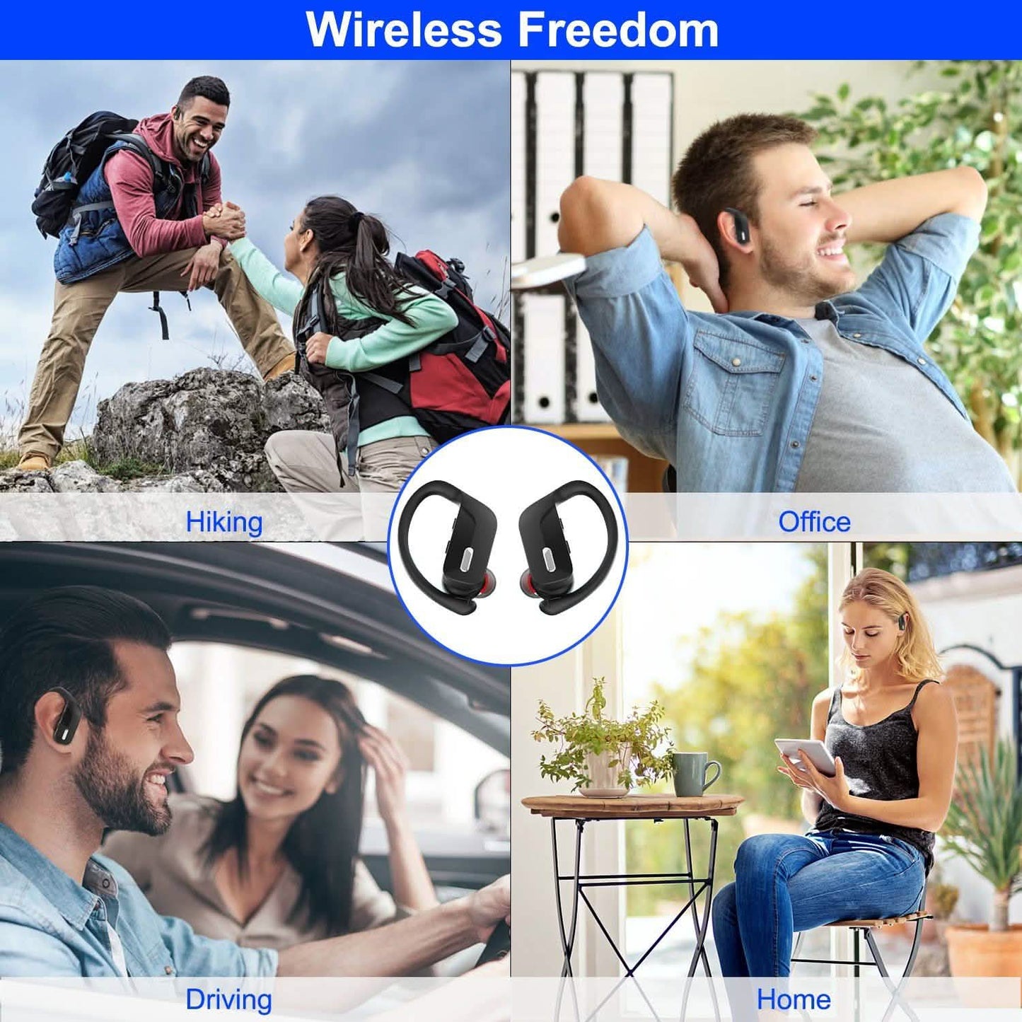 TWS Wireless 5.0 Earbuds In-Ear Stereo Headset DailySale
