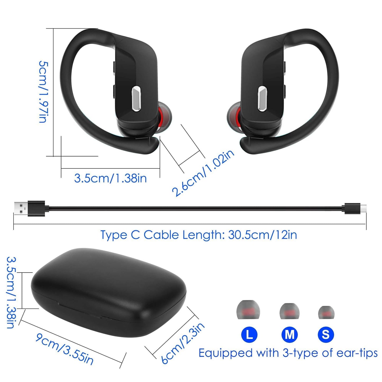 TWS Wireless 5.0 Earbuds In-Ear Stereo Headset DailySale