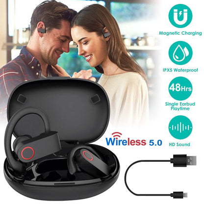 TWS Wireless 5.0 Earbuds IPX5 Waterproof Sports Headset DailySale