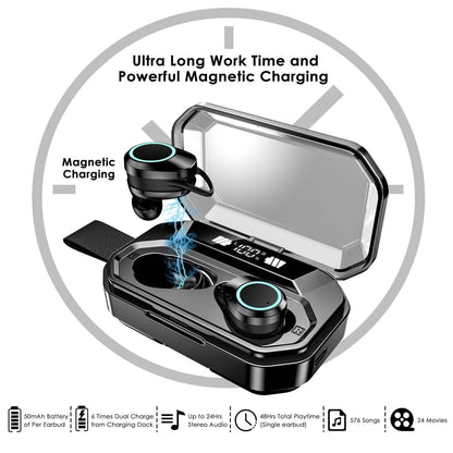 TWS Wireless 5.0 Earbuds Touch In-Ear Stereo Headsets DailySale