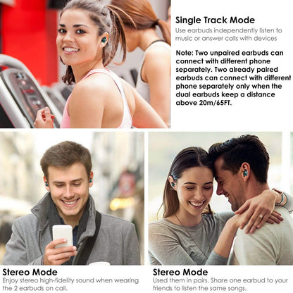 TWS Wireless 5.0 Earbuds Touch In-Ear Stereo Headsets DailySale