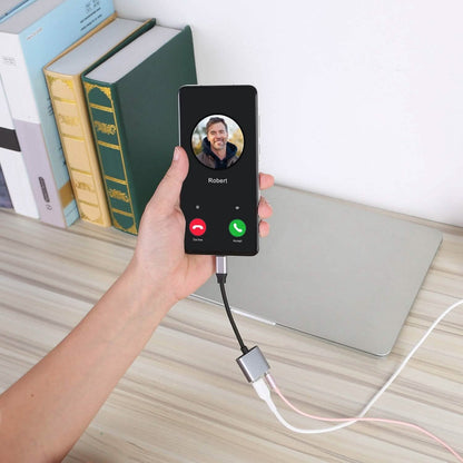 Type C to 3.5mm Headphone Charger Adapter USB C to Aux Audio Jack DailySale