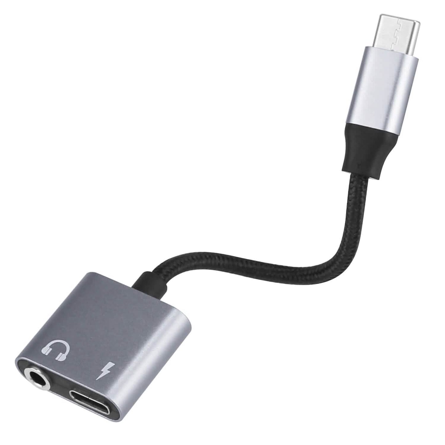 Type C to 3.5mm Headphone Charger Adapter USB C to Aux Audio Jack DailySale