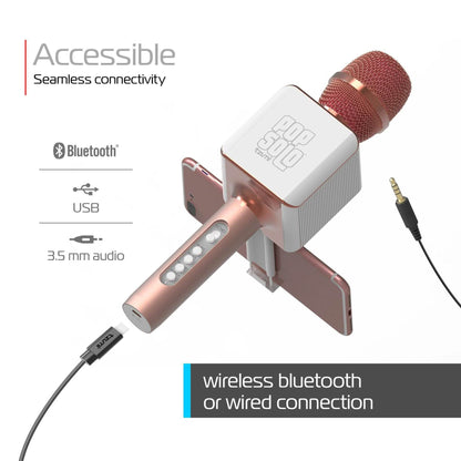 Tzumi Pop Solo Wireless Bluetooth Karaoke Microphone And Speaker DailySale