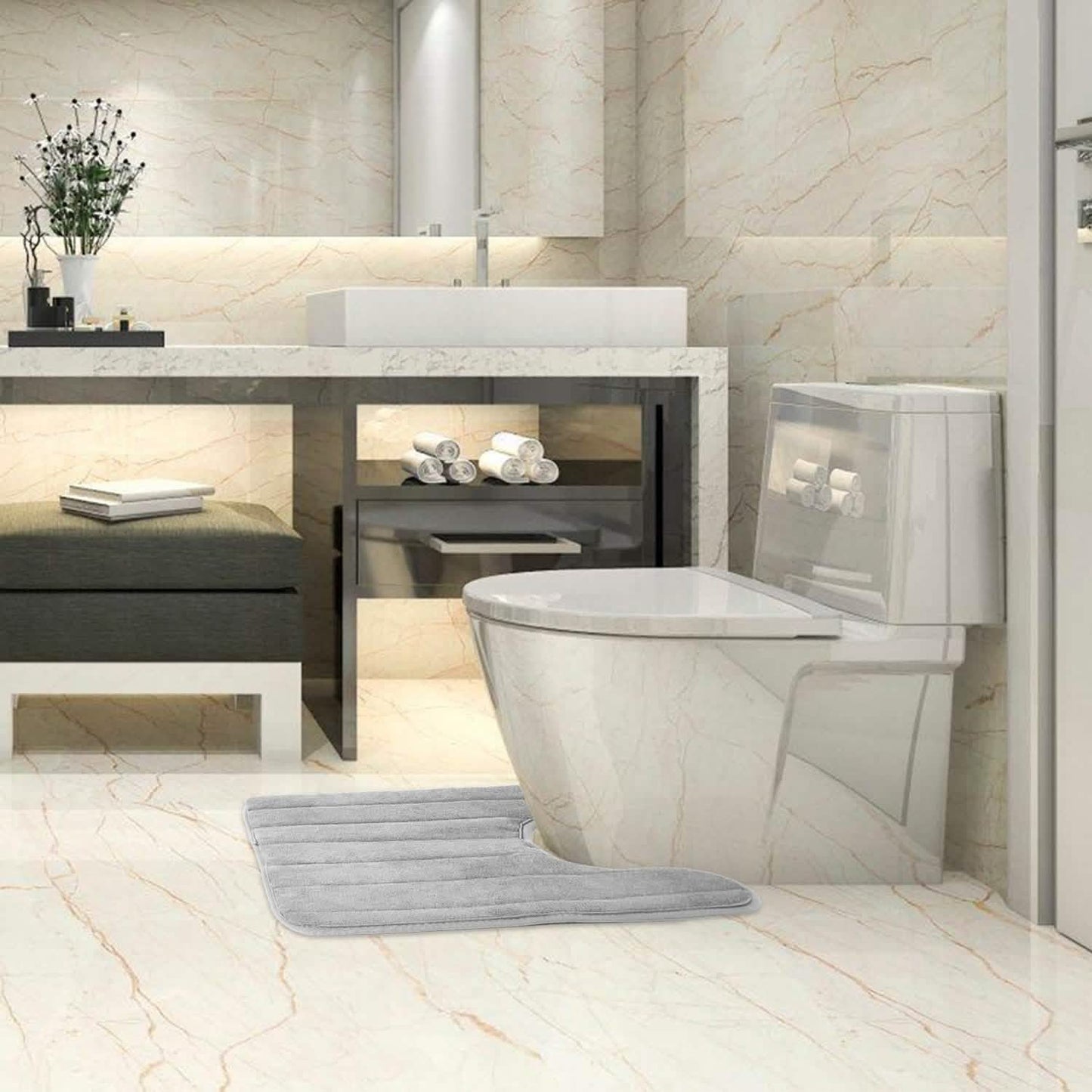 U Shaped Non-slip Toilet Mat DailySale