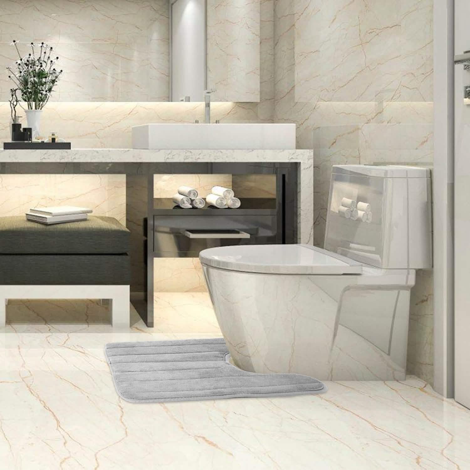 U Shaped Non-slip Toilet Mat DailySale