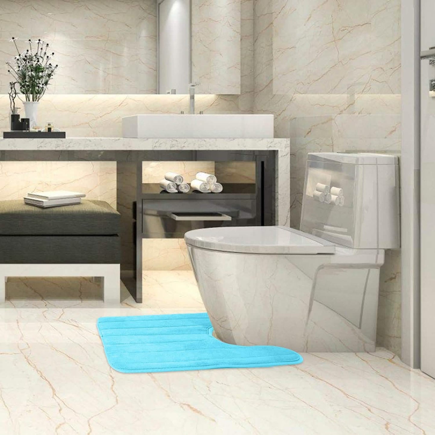 U Shaped Non-slip Toilet Mat DailySale
