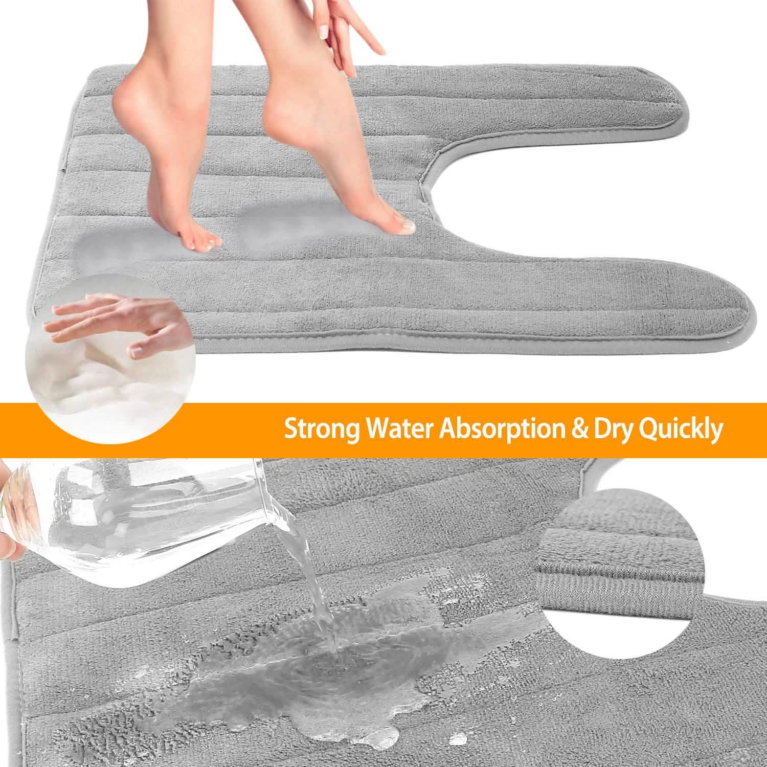 U Shaped Non-slip Toilet Mat DailySale