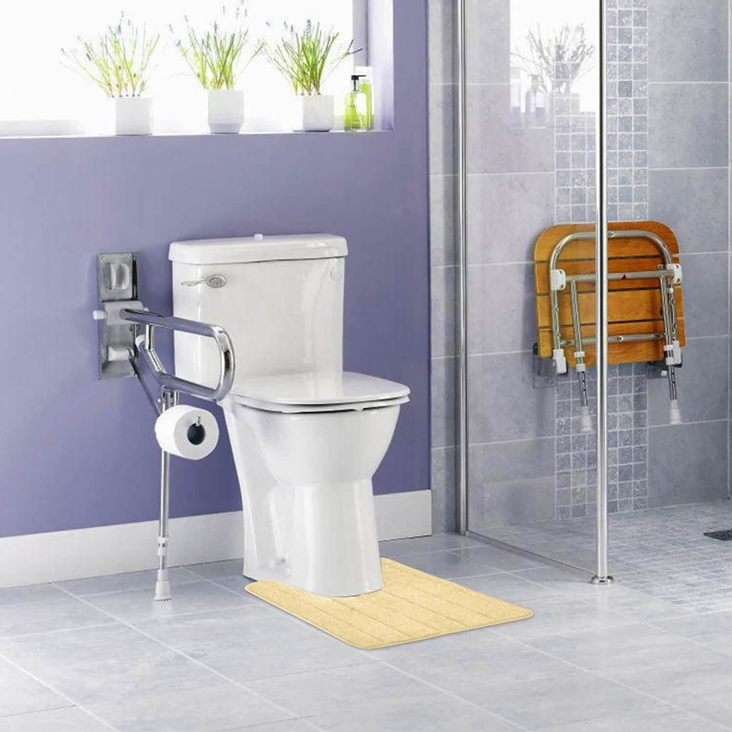 U Shaped Non-slip Toilet Mat DailySale