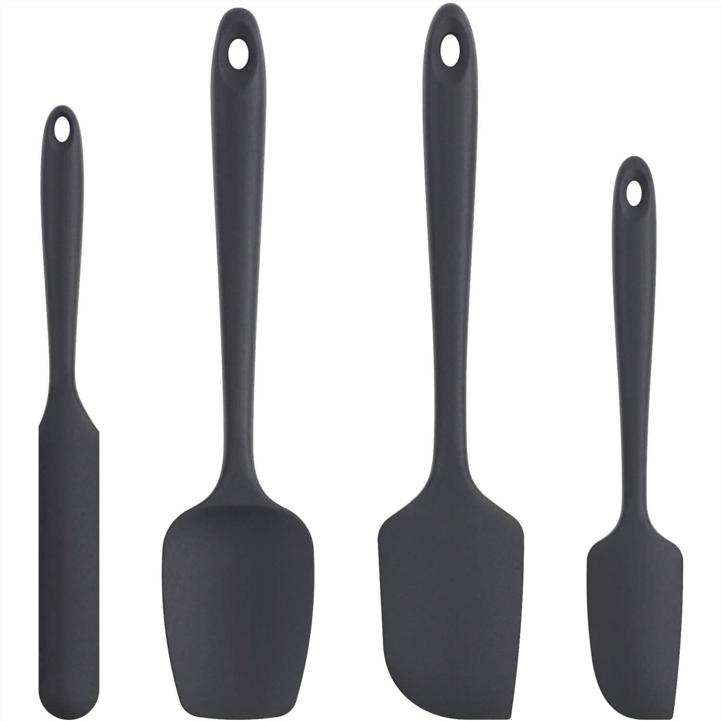 U-Taste Silicone Spatula Set with 480 Degrees Fahrenheit Heat Resistant DailySale